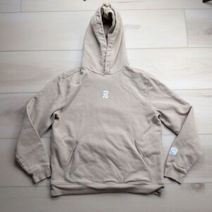 Bandit Running Evolve Hoodie Mens Small Cotton Fleece Abstract Thinker Stone
